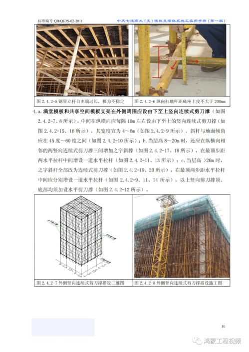 建筑工程高大模板支撐體系施工實用手冊